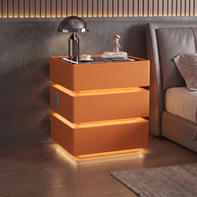 Lumo — Smarter Nachttisch mit Qi, LED, Bluetooth & PIN
