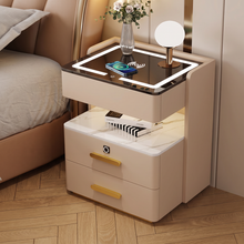 Velora — Smarter Nachttisch mit Qi, LED, Bluetooth & Fingerabdruck