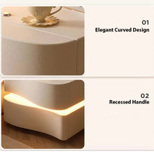 Nachttisch 2-Line mit LED-Beleuchtung