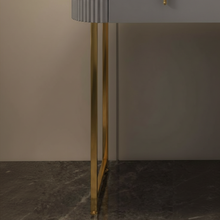 Elara – Schminktisch mit LED-Spiegel und Hocker