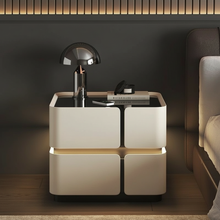 Soft Quad 2 — Smarter Nachttisch mit Qi, LED, Bluetooth & PIN