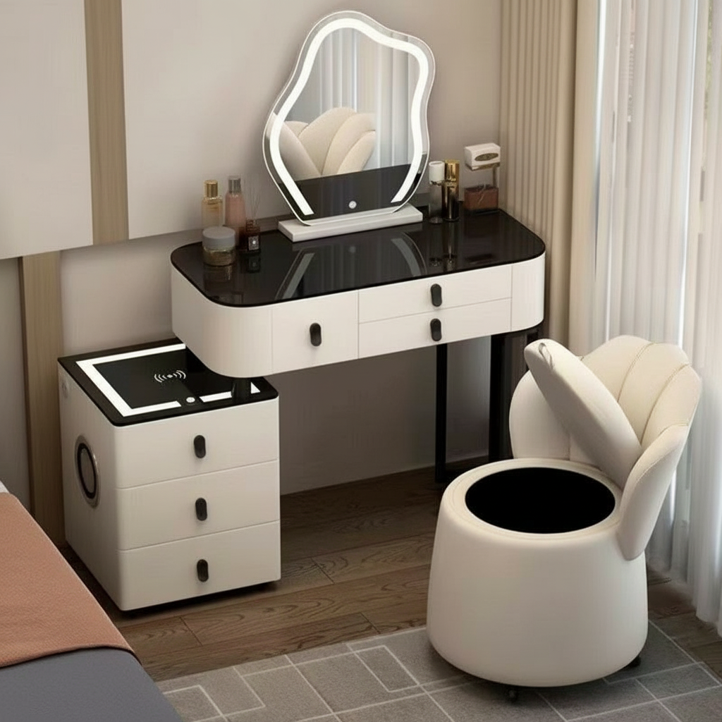 Lumira Soft — Smarter LED-Schminktisch mit Qi & Bluetooth