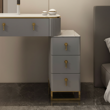 Elara – Schminktisch mit LED-Spiegel und Hocker