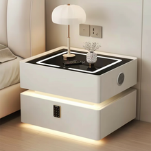 Lumo — Smarter Nachttisch mit Qi, LED, Bluetooth & PIN