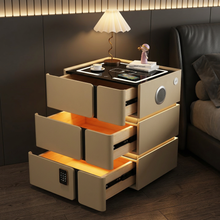 Soft Quad 3 — Smarter Nachttisch mit Qi, LED, Bluetooth & PIN