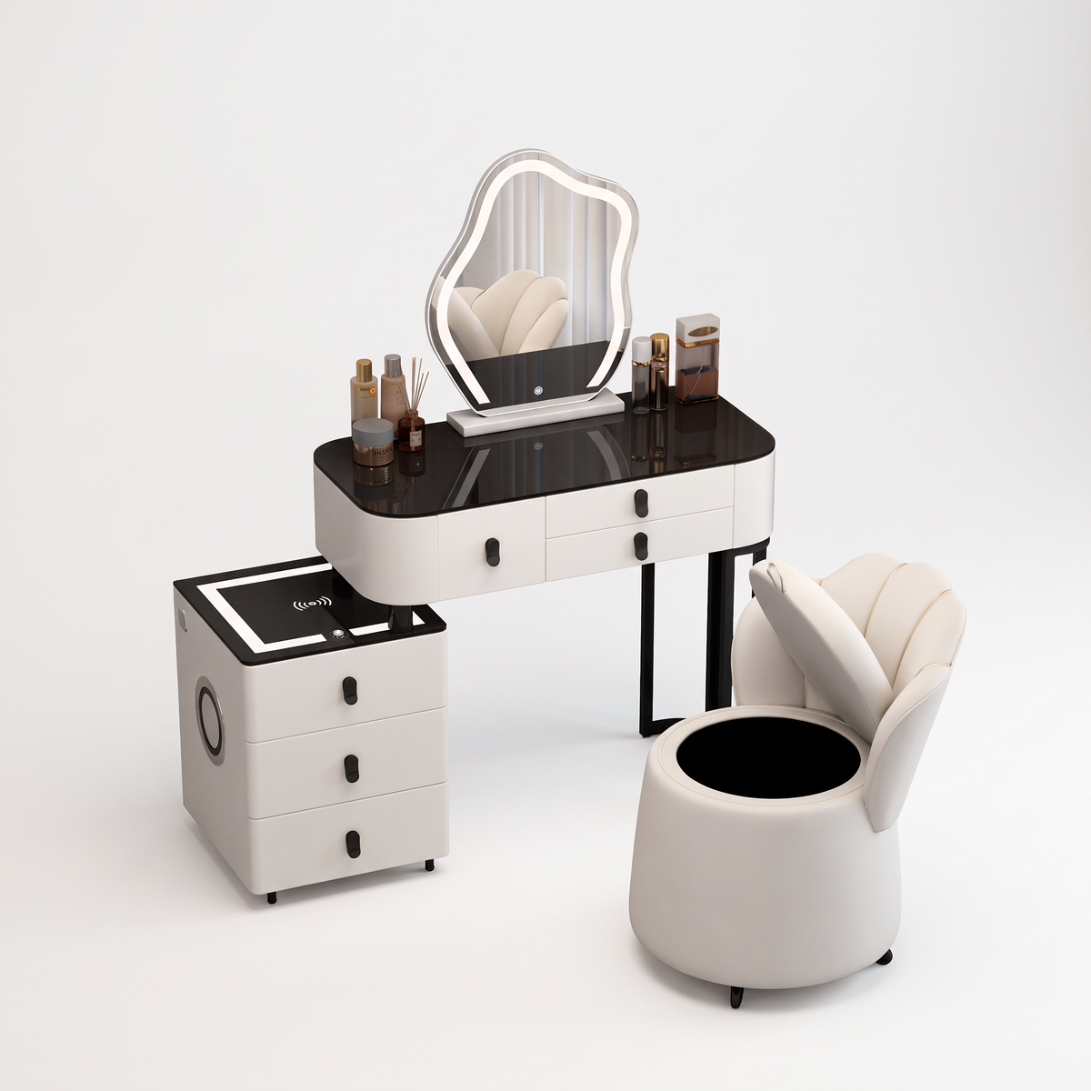 Lumira Soft — Smarter LED-Schminktisch mit Qi & Bluetooth