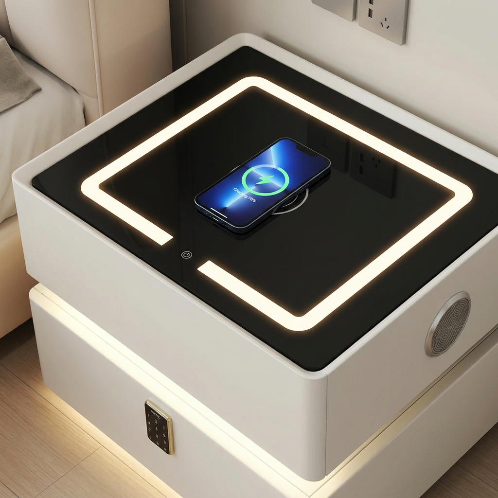 Lumo 25 cm — Smarter kompakter Nachttisch