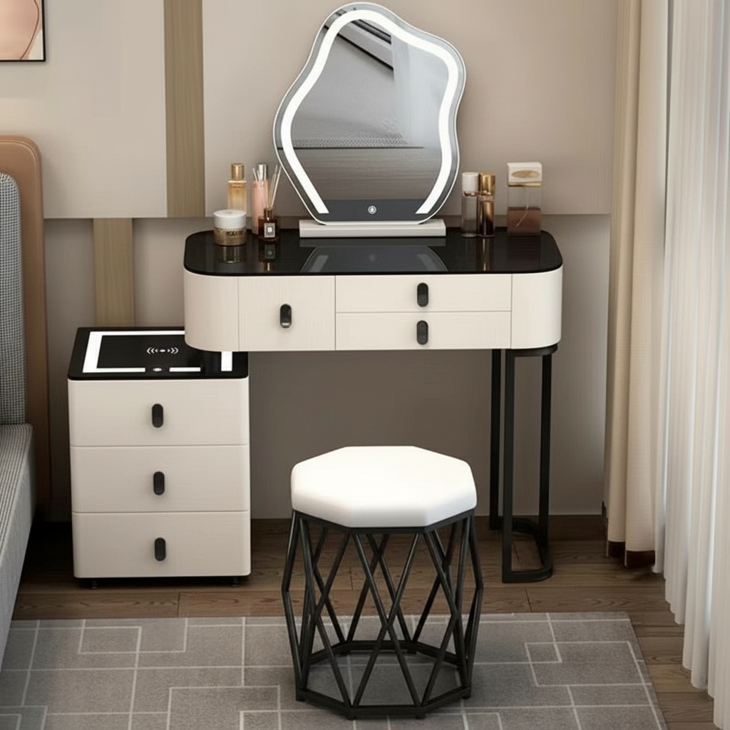Lumira Soft — Smarter LED-Schminktisch mit Qi & Bluetooth