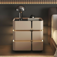 Soft Quad 3 — Smarter Nachttisch mit Qi, LED, Bluetooth & PIN