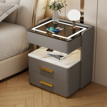 Velora — Smarter Nachttisch mit Qi, LED, Bluetooth & Fingerabdruck