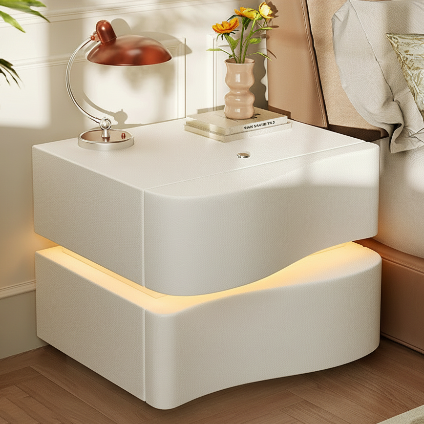 Nachttisch 2-Line mit LED-Beleuchtung