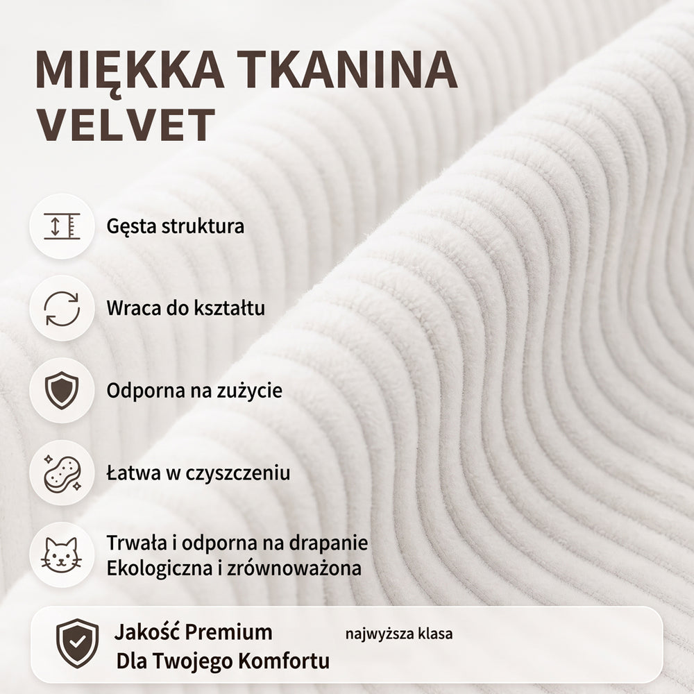 Premium velvet — miękki i praktyczny