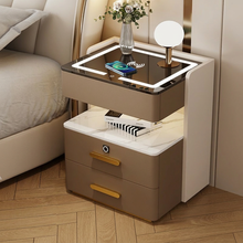 Velora — Smarter Nachttisch mit Qi, LED, Bluetooth & Fingerabdruck