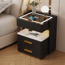 Velora — Smarter Nachttisch mit Qi, LED, Bluetooth & Fingerabdruck