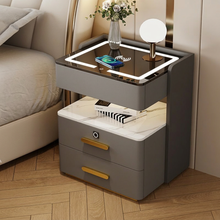 Velora — Smarter Nachttisch mit Qi, LED, Bluetooth & Fingerabdruck