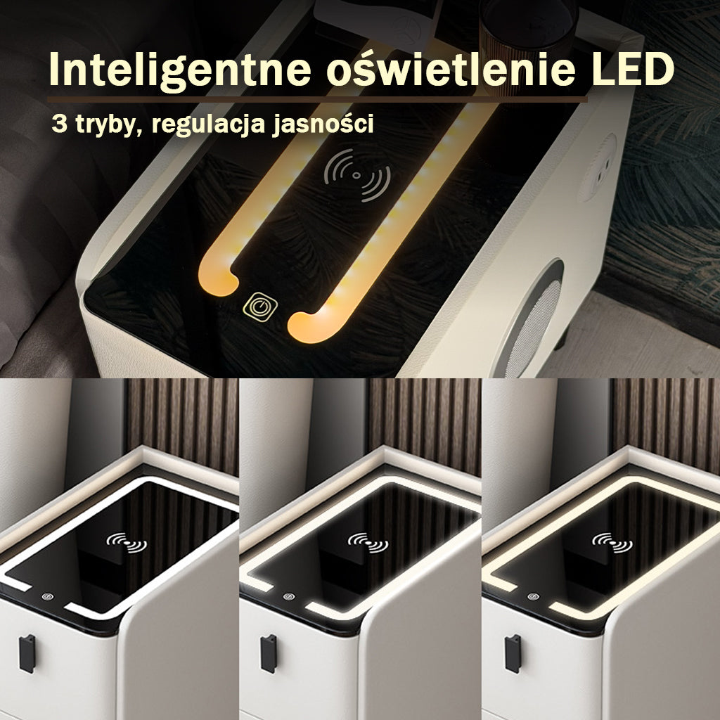 Nexo 25 cm — Smarter kompakter Nachttisch