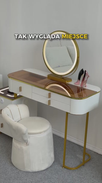 Lumira Glass — Smarter LED-Schminktisch mit Qi & Bluetooth