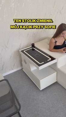 Movira — Smarter Beistelltisch auf Rollen